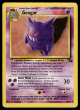 Load image into Gallery viewer, Pokemon Card Gengar Fossil Set Non-Holo 20/62 LP-MP