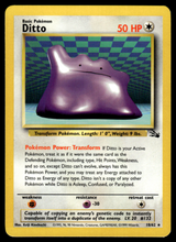 Load image into Gallery viewer, Pokemon Card Ditto Fossil Set Non-Holo 18/62 NM-LP