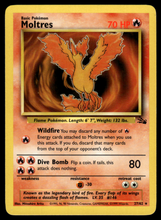 Load image into Gallery viewer, Pokemon Card Moltres Fossil Set Non-Holo 27/62 NM-LP