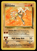 Load image into Gallery viewer, Pokemon Card Hitmonlee Fossil Set Non-Holo 22/62 NM-LP