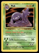 Load image into Gallery viewer, Pokemon Card Muk Fossil Set Non-Holo 28/62 NM-LP