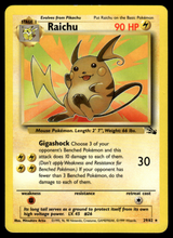Load image into Gallery viewer, Pokemon Card Raichu Fossil Set Non-Holo 29/62 NM-LP