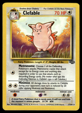Load image into Gallery viewer, Pokemon Card Clefable Jungle Set Non-Holo 17/64 NM-LP
