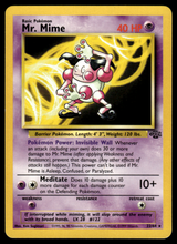 Load image into Gallery viewer, Pokemon Card Mr Mime Jungle Set Non-Holo 22/64 NM-LP