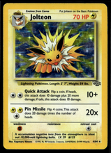 Load image into Gallery viewer, Pokemon Card Jolteon Holo Jungle Set 4/64 LP-MP