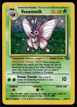 Load image into Gallery viewer, Pokemon Card Venomoth Holo Jungle Set 13/64 LP-MP