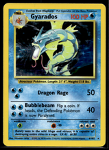 Load image into Gallery viewer, Pokemon Card Gyarados Holo Base Set Unlimited 6/102 NM-LP