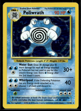 Load image into Gallery viewer, Pokemon Card Poliwrath Holo Base Set Unlimited 13/102 NM-LP