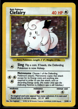 Load image into Gallery viewer, Pokemon Card Clefairy Holo Base Set Unlimited 5/102 NM-LP
