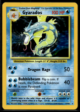 Load image into Gallery viewer, Pokemon Card Gyarados Holo Base Set Unlimited 6/102 NM-LP
