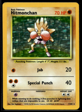 Load image into Gallery viewer, Pokemon Card Hitmonchan Holo Base Set Unlimited 7/102 NM-LP