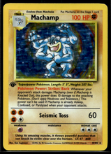 Load image into Gallery viewer, Pokemon Card Machamp Holo 1st Edition 8/102 NM-LP