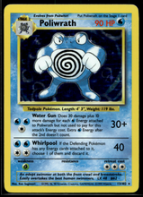 Load image into Gallery viewer, Pokemon Card Poliwrath Holo Base Set Unlimited 13/102 NM-LP