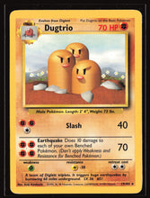 Load image into Gallery viewer, Dugtrio Base Set Unlimited 1999 Pokemon NM-LP