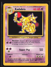 Load image into Gallery viewer, Kadabra Base Set Unlimited 1999 Pokemon LP-MP