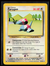 Load image into Gallery viewer, Porgyon Base Set Unlimited 1999 Pokemon EXC-LP