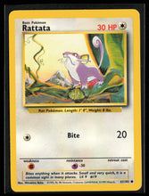 Load image into Gallery viewer, Rattata Base Set Unlimited 1999 Pokemon EXC-LP