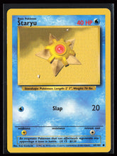 Load image into Gallery viewer, Staryu Base Set Unlimited 1999 Pokemon EXC-LP