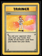 Load image into Gallery viewer, Lass Trainer Base Set Unlimited 1999 Pokemon EXC-LP