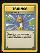 Load image into Gallery viewer, Gust of Wind Trainer Base Set Unlimited 1999 Pokemon EXC-LP
