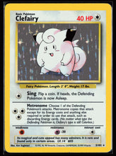 Load image into Gallery viewer, Clefairy Holo Base Set Unlimited 1999 Pokemon EXC-LP