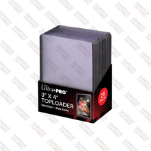 Load image into Gallery viewer, Ultra Pro 35pt Black Border Toploader 81158 (25ct) - 2 Pack