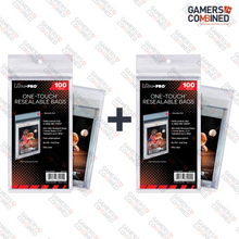 Load image into Gallery viewer, Ultra Pro One-Touch Sleeves with Resealable Lip #84005 (200 Pack) - Fits PSA, BGS, Beckett Slabs and More