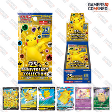 Load image into Gallery viewer, Pokemon 25th Anniversary Japan Booster Box S8a + 2 Promo Packs