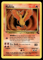 Load image into Gallery viewer, Pokemon Card Moltres Fossil Set Non-Holo 27/62 NM-LP
