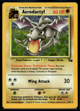 Load image into Gallery viewer, Pokemon Card Aerodactyl Fossil Set Holo 1/62 NM-LP
