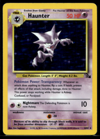 Pokemon Card Haunter Fossil Set Holo 6/62 LP-MP