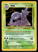 Pokemon Card Muk Fossil Set Holo 13/62 NM-LP