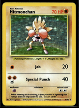 Load image into Gallery viewer, Pokemon Card Hitmonchan Holo Base Set Unlimited 7/102 NM-LP
