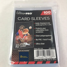 Load image into Gallery viewer, Ultra Pro Card Penny Sleeves 100 Pack #81126 Fits Pokemon + Other TCG&#39;s
