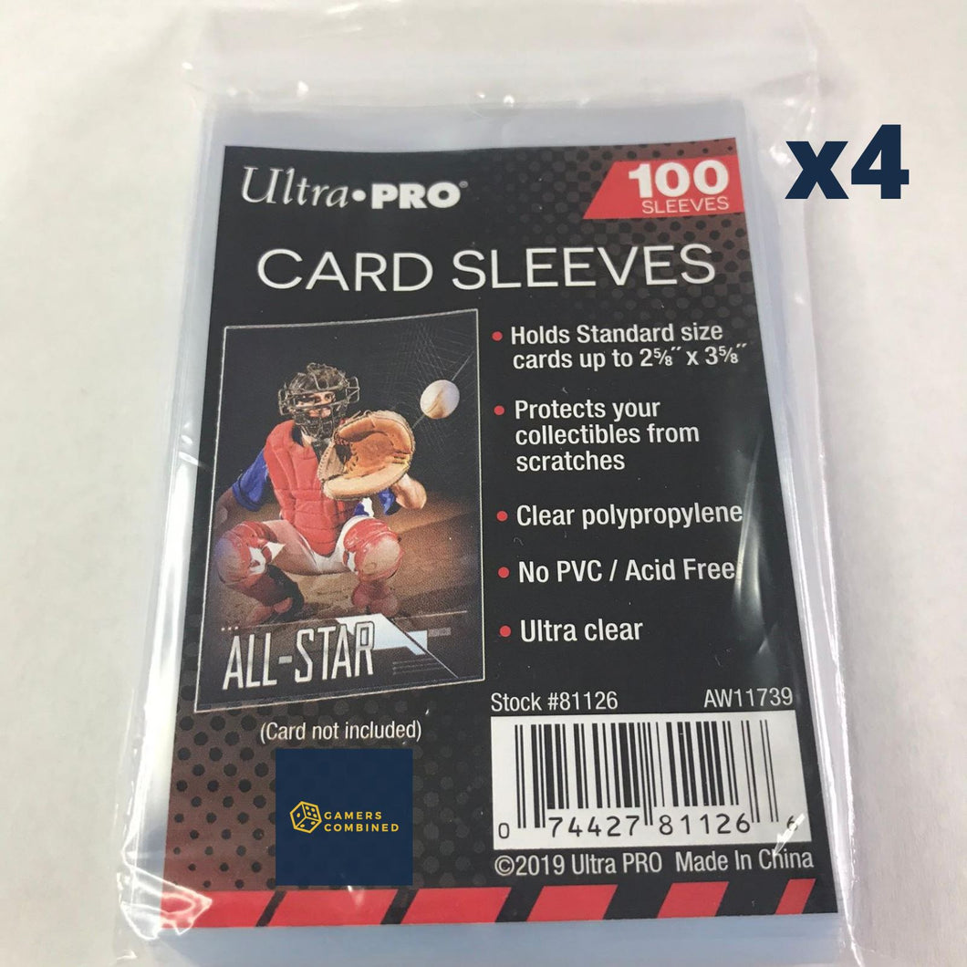 Ultra Pro Card Penny Sleeves 100 Pack #81126 Fits Pokemon + Other TCG's