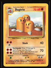 Load image into Gallery viewer, Dugtrio Base Set Unlimited 1999 Pokemon NM-LP
