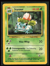 Load image into Gallery viewer, Ivysaur Base Set Unlimited 1999 Pokemon LP-MP
