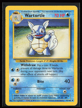 Load image into Gallery viewer, Wartortle Base Set Unlimited 1999 Pokemon LP-MP
