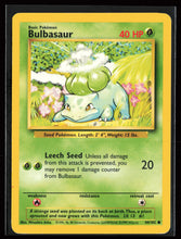 Load image into Gallery viewer, Bulbasaur Base Set Unlimited 1999 Pokemon EXC-LP
