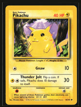 Load image into Gallery viewer, Pikachu Base Set Unlimited 1999 Pokemon NM-EXC
