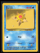 Load image into Gallery viewer, Staryu Base Set Unlimited 1999 Pokemon EXC-LP
