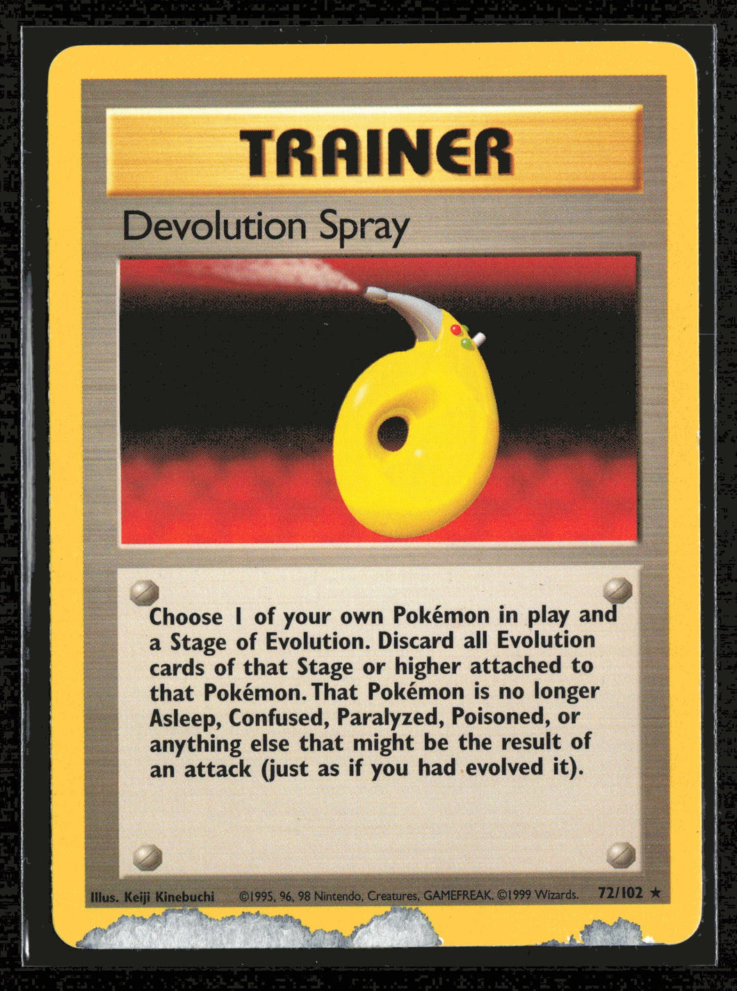 Devolution Spray Trainer Base Set Unlimited 1999 Pokemon DMG