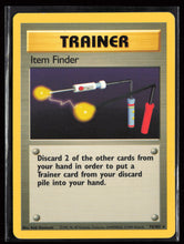 Load image into Gallery viewer, Item Finder Trainer Base Set Unlimited 1999 Pokemon EXC-LP
