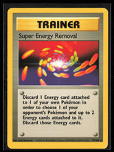 Load image into Gallery viewer, Super Energy Removal Trainer Base Set Unlimited 1999 Pokemon EXC-LP
