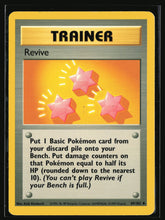 Load image into Gallery viewer, Revive Trainer Base Set Unlimited 1999 Pokemon LP-MP
