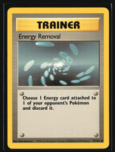 Load image into Gallery viewer, Energy Removal Trainer Base Set Unlimited 1999 Pokemon NM-EXC
