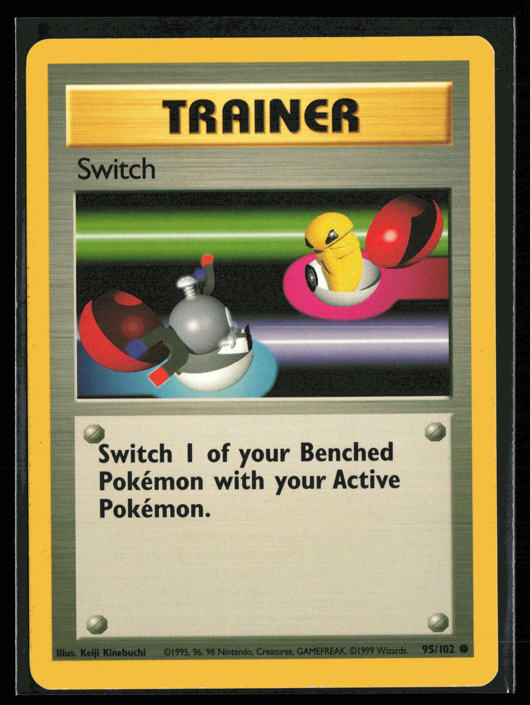Switch Trainer Base Set Unlimited 1999 Pokemon EXC-LP