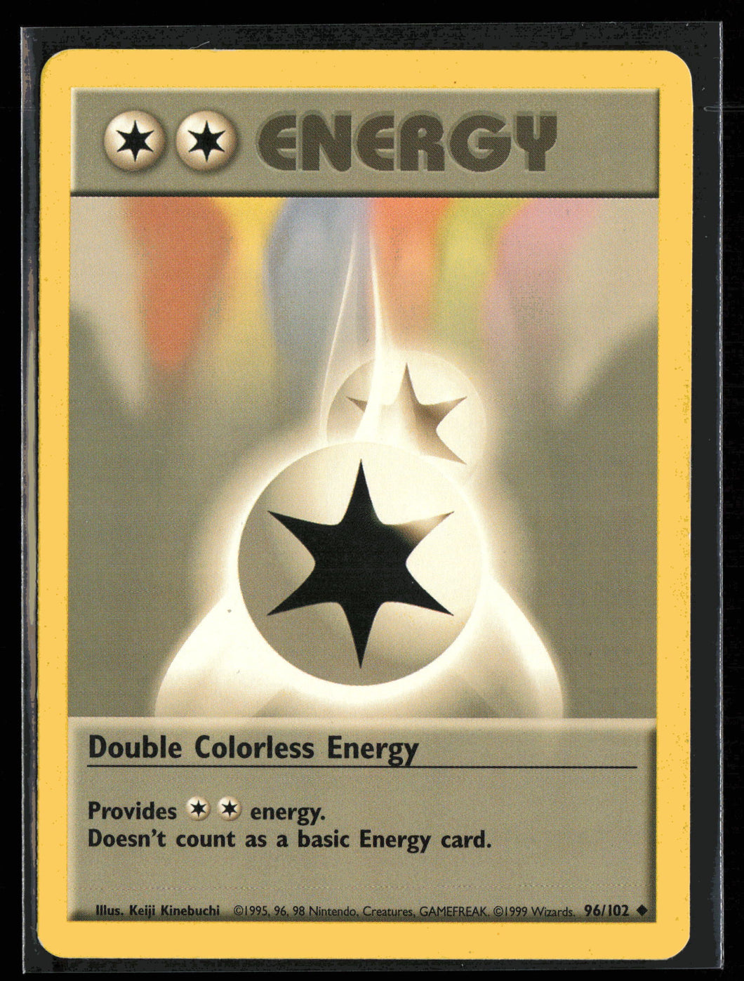 Double Colorless Energy Base Set Unlimited 1999 Pokemon EXC-LP