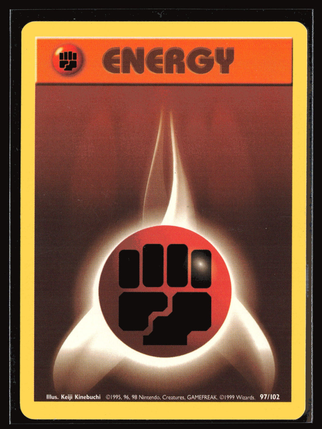 Fighting Energy Base Set Unlimited 1999 Pokemon EXC-LP