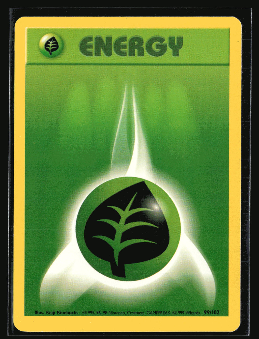 Grass Energy Base Set Unlimited 1999 Pokemon EXC-LP